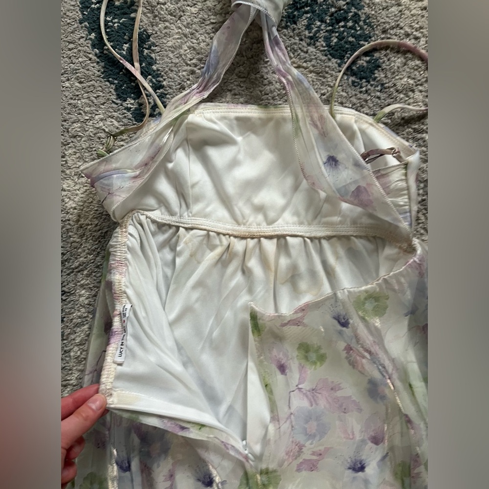 Lucy in the Sky Floral Babydoll Dress - Picture 7 of 7